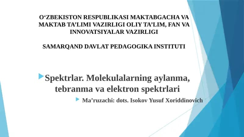 Spektrlar