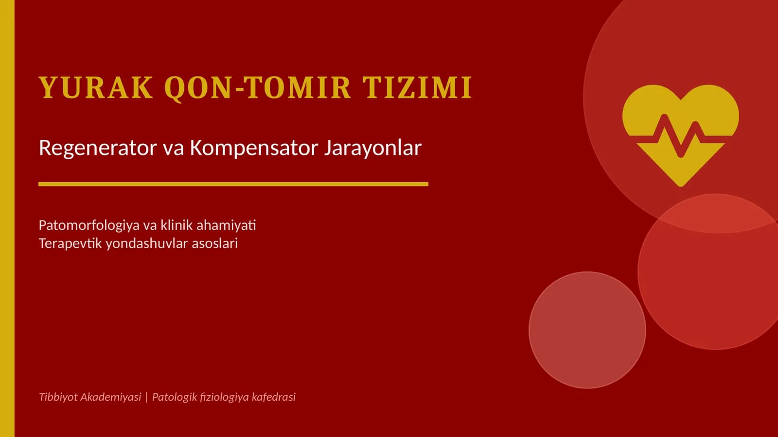 YURAK QON-TOMIR TIZIMI