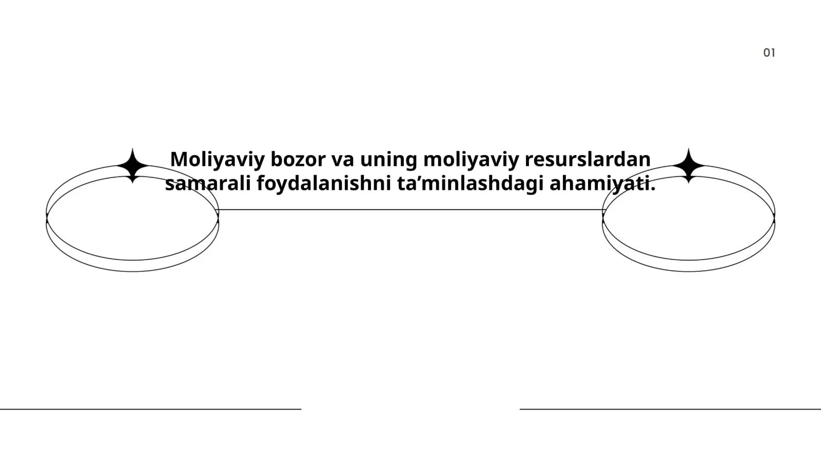 Moliyaviy bozor tushunchasi va uning mohiyati