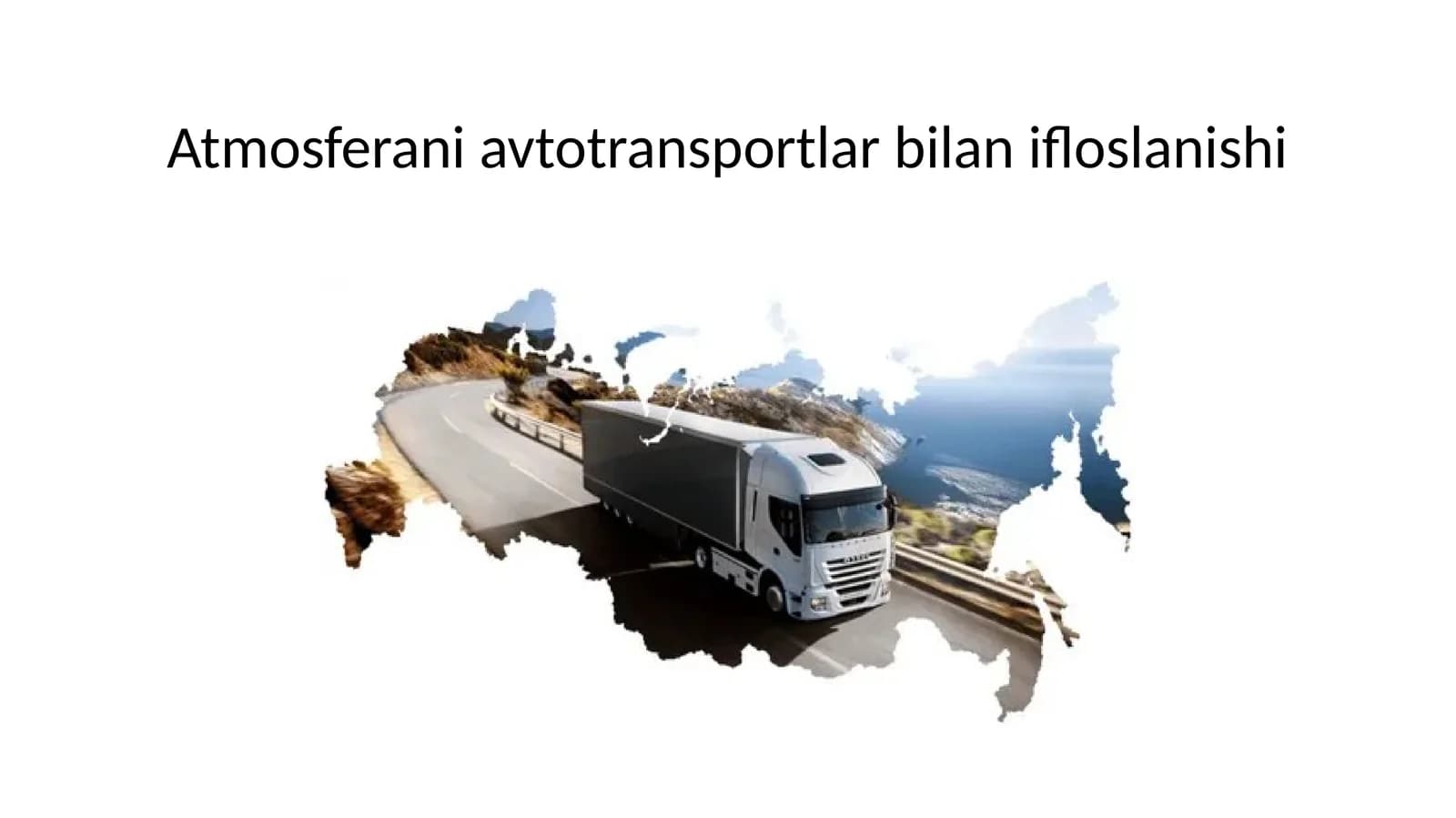 Atmosferani avtotransportlar bilan ifloslanishi
