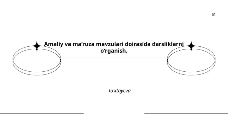 Darsliklarni amaliy mashg‘ulotlar uchun tayyorlash