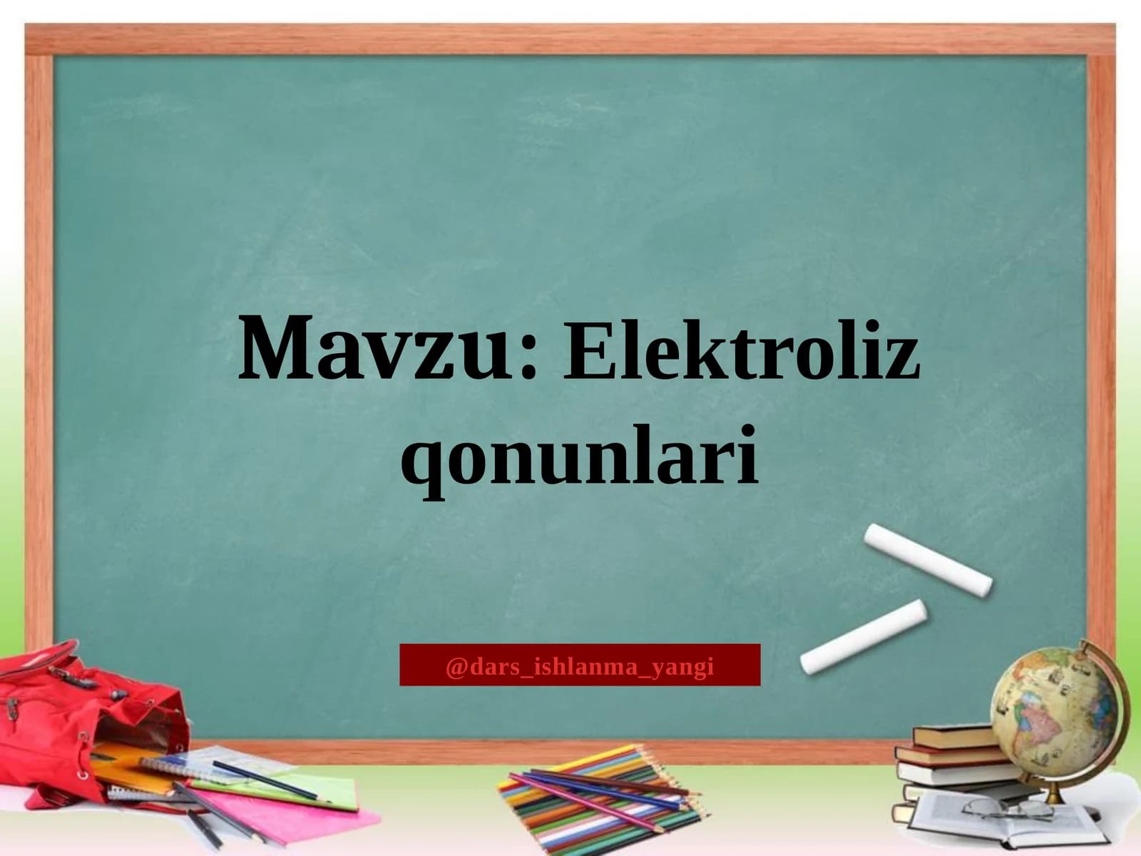 Elektroliz  qonunlari