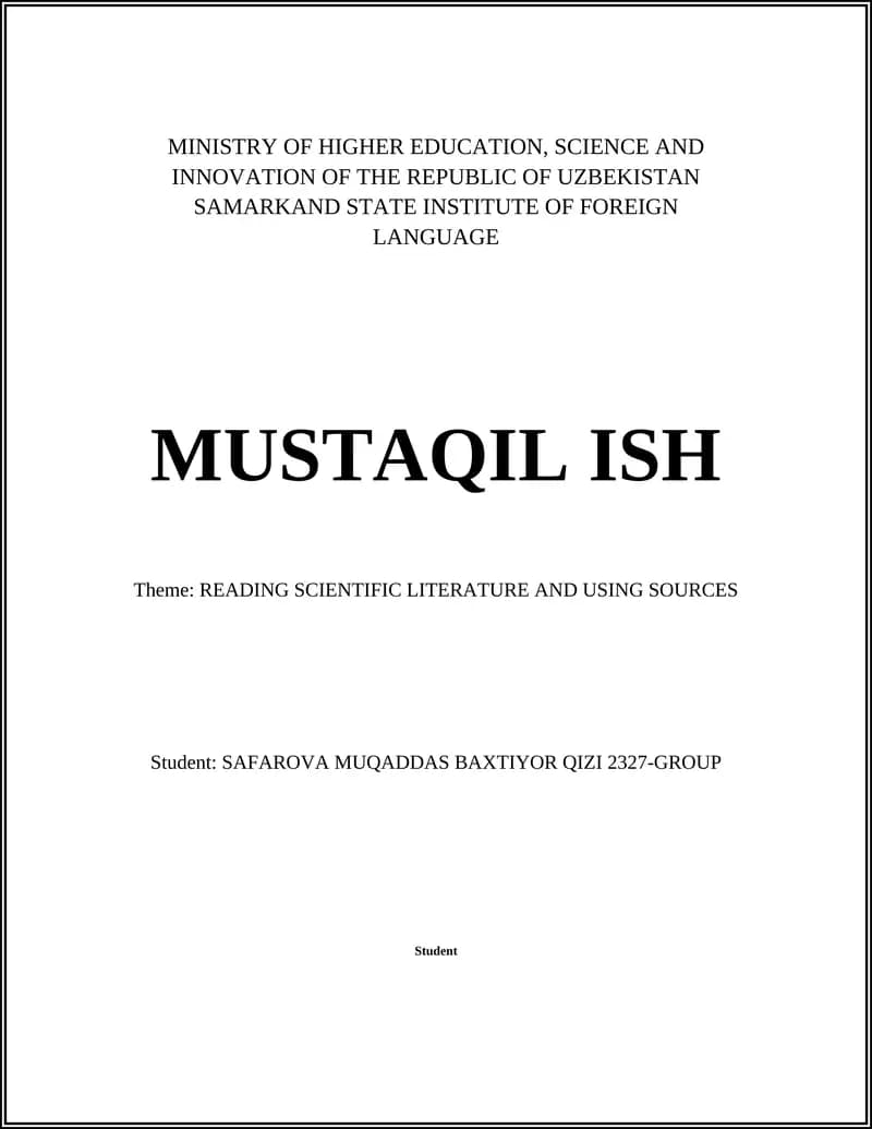 Understanding Scientific Papers
