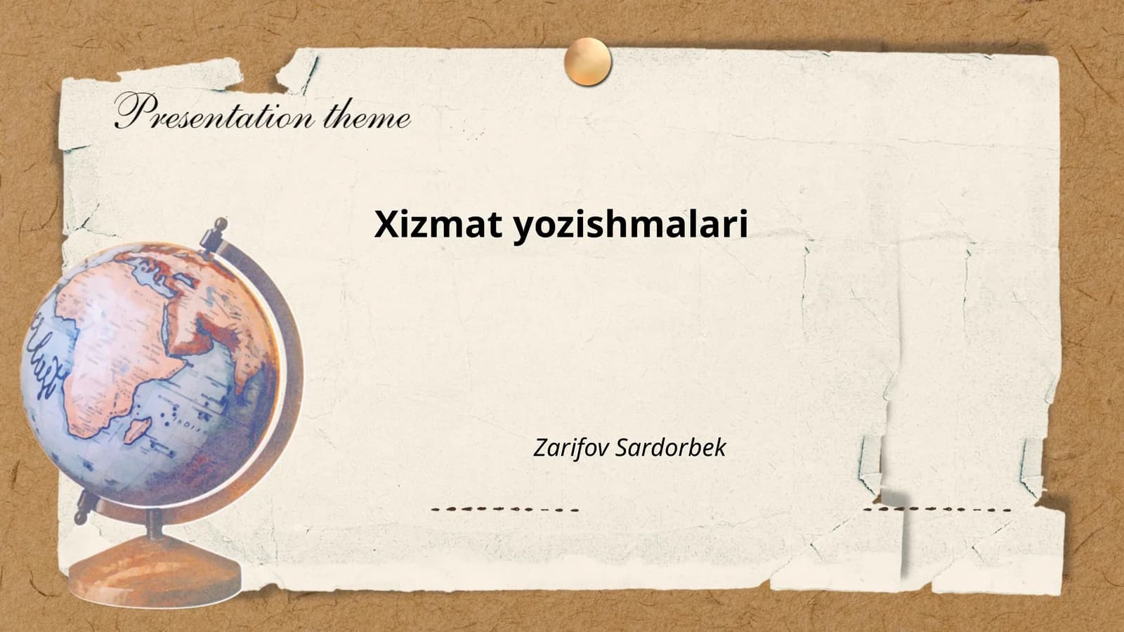 Xizmat yozishmalari