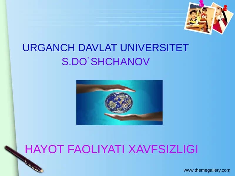 Hayot Faoliyati Xavfsizligi