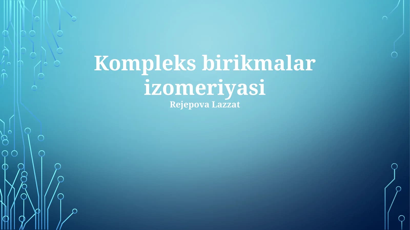 Kompleks birikmalar izomeriyasi