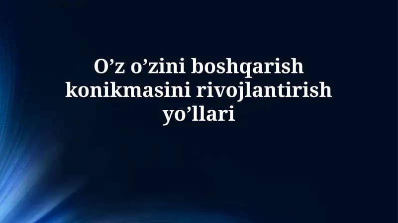 SMART maqsadlari