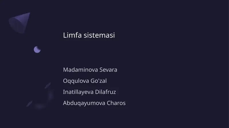 Limfa sistemasi