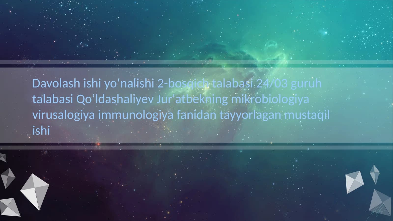 Atipik mikobakteriyalar haqida umumiy tushuncha