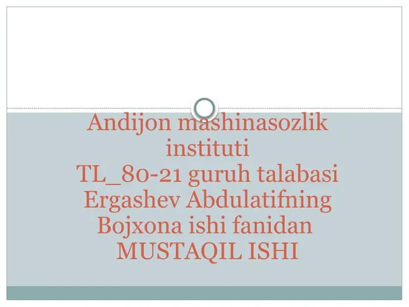 Bojxona ishida zamonaviy axborot texnologiyalarini qo‘llanilishi