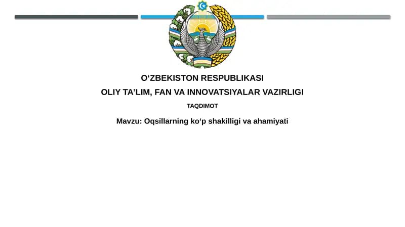 Oqsillarning koʻpshakilligi va ahamiyati