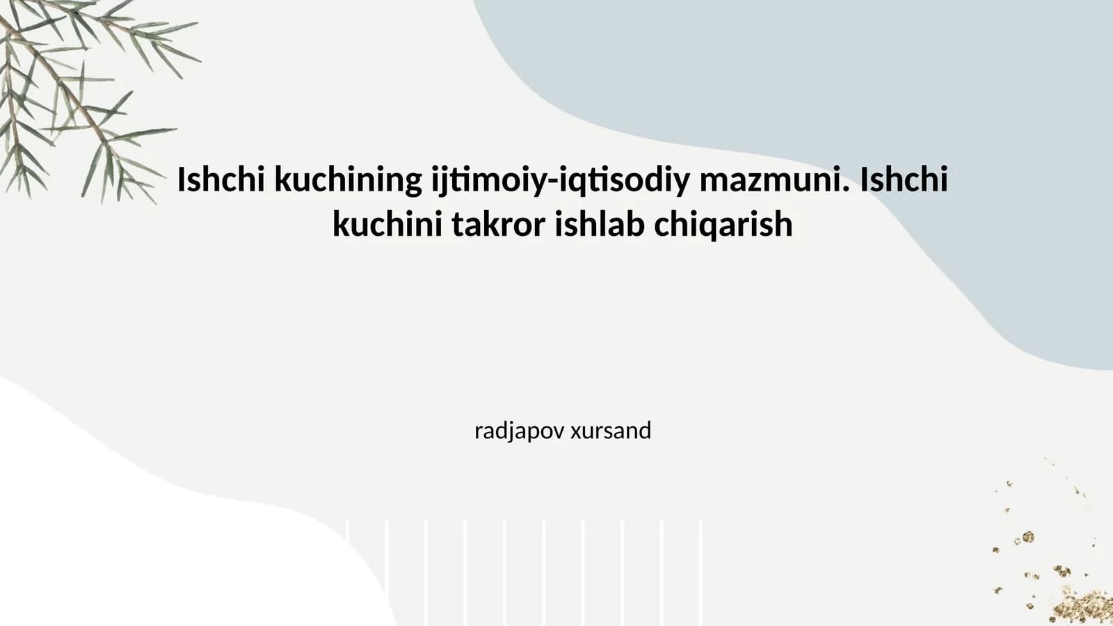Ishchi kuchlar