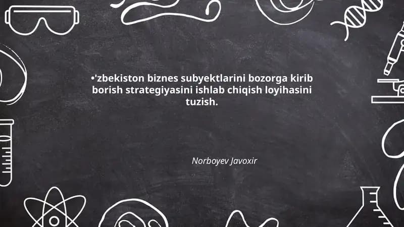 Bozorga Kirib Borish Strategiyasi