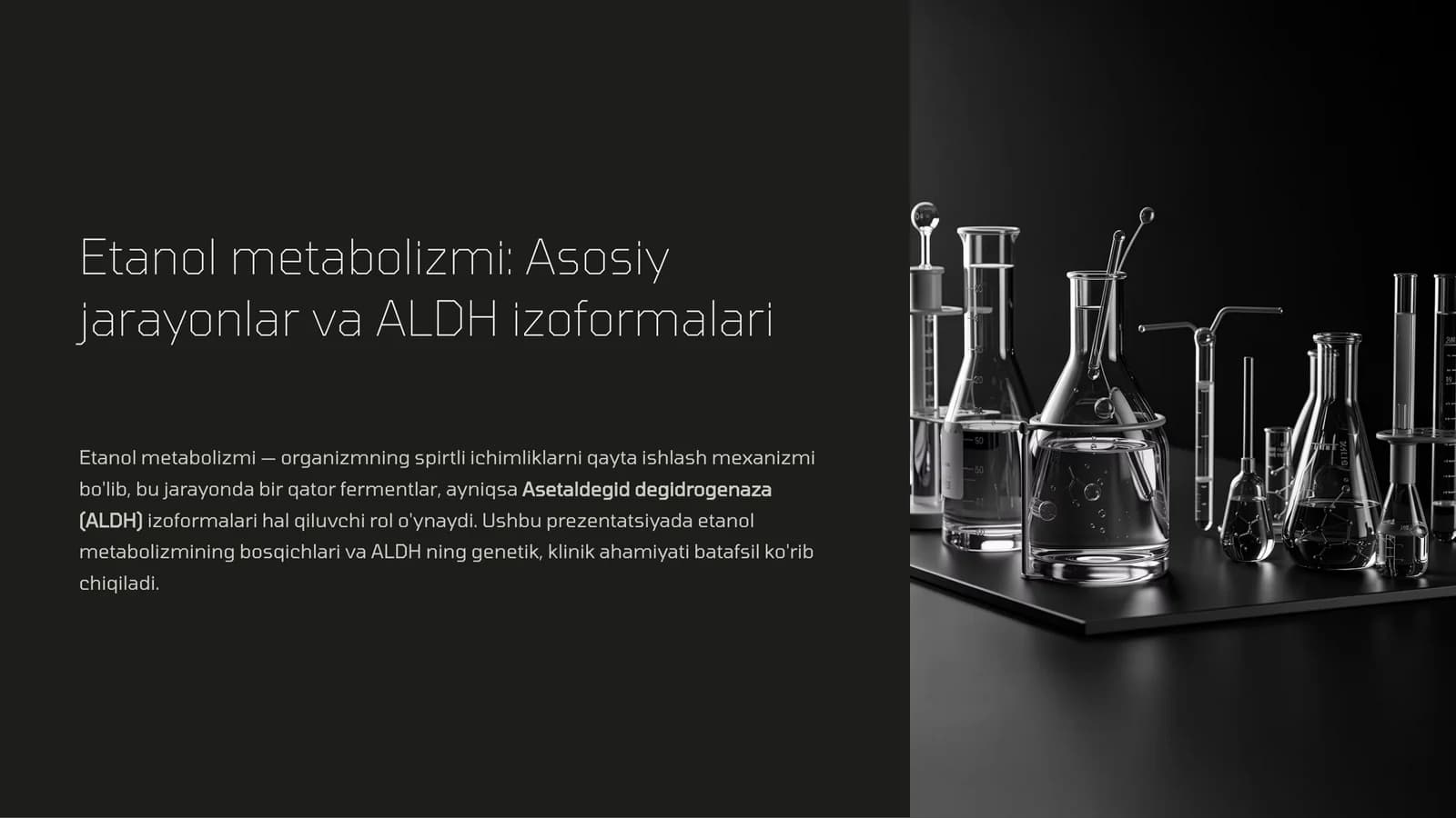 Etanol metabolizmi: Asosiy jarayonlar va ALDH izoformalari