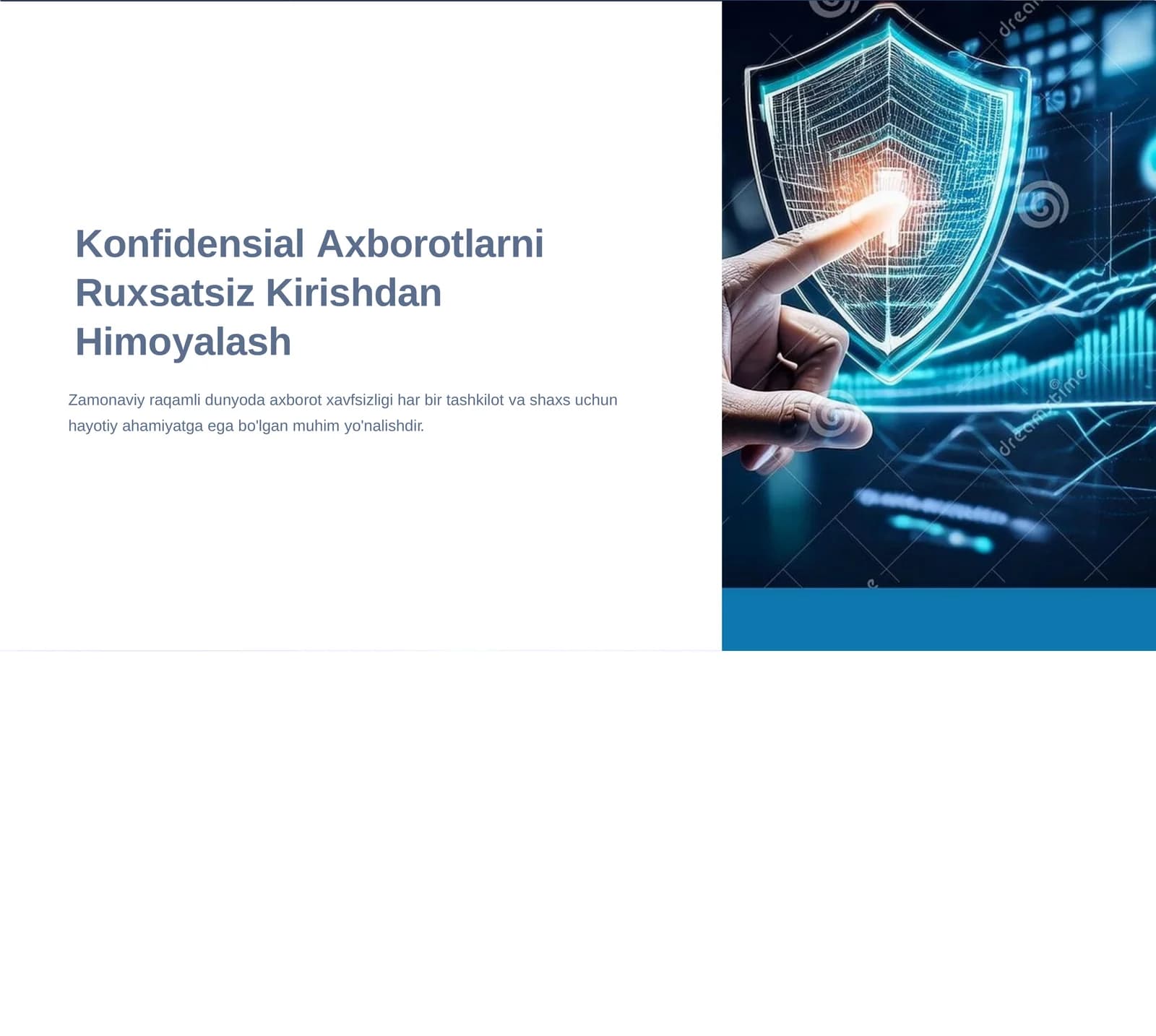 Konfidensial axborotlarni Ruxsatsiz Kirishdan Himoyalash