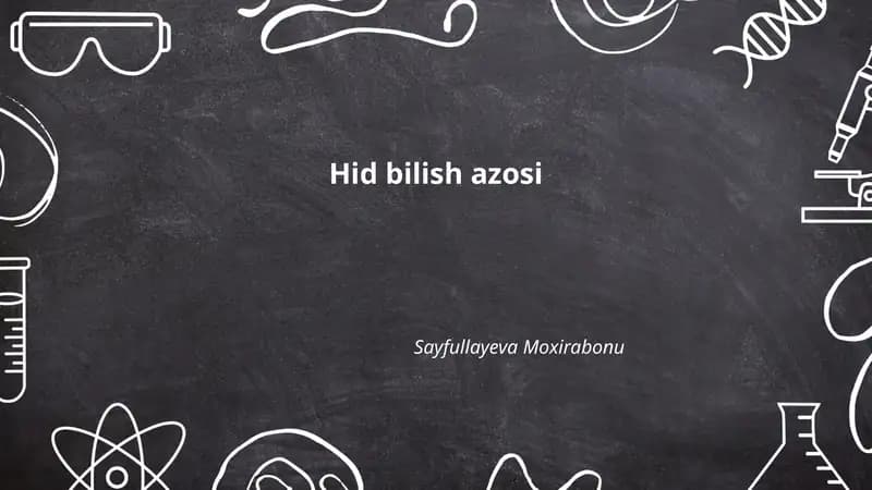 Hid bilish azosi