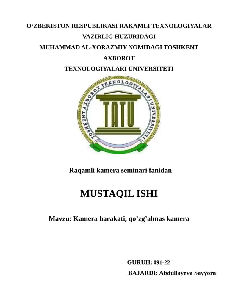 Kamera seminari