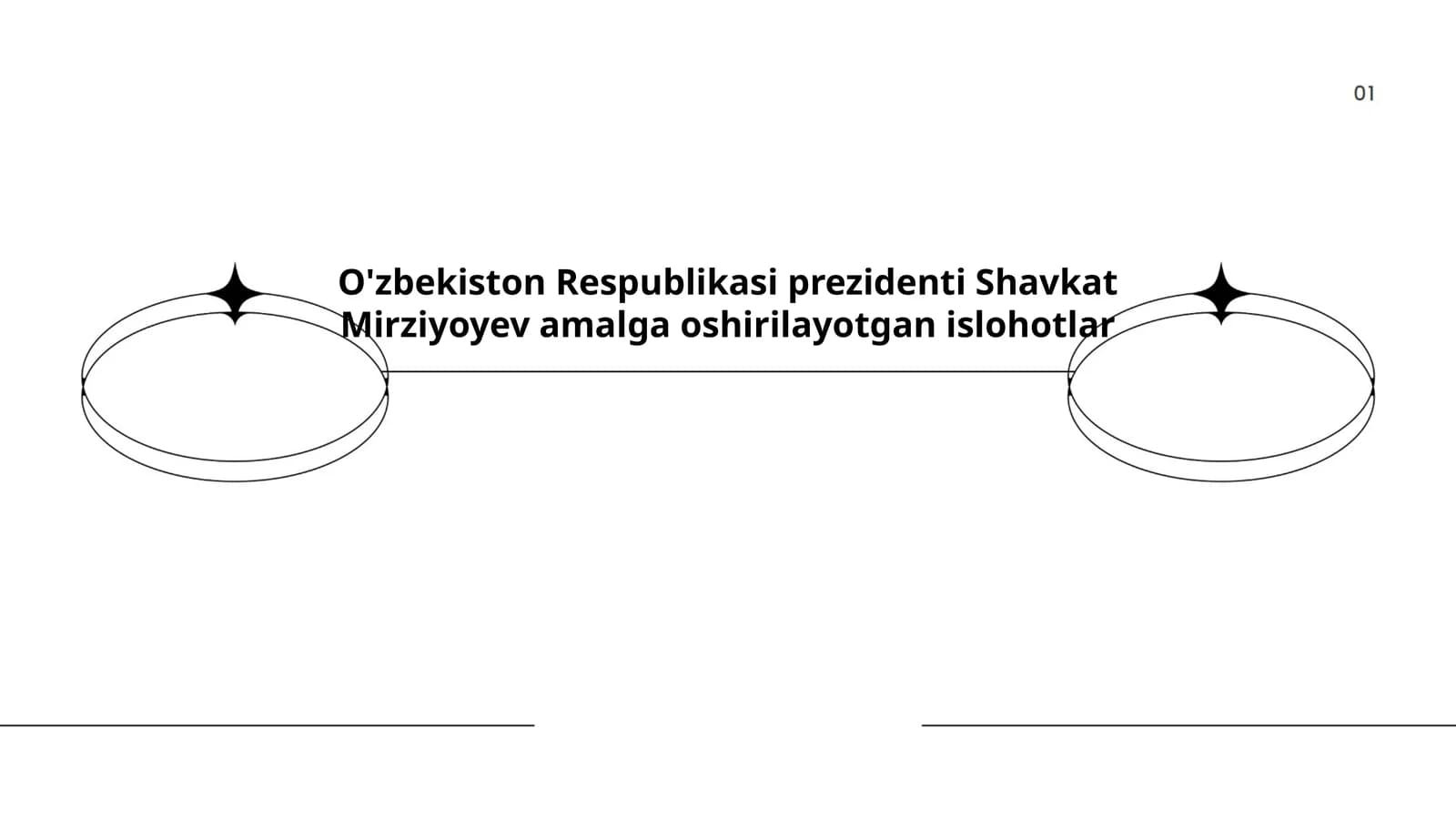 O'zbekiston Respublikasi prezidenti Shavkat Mirziyoyev amalga oshirilayotgan islohotlar
