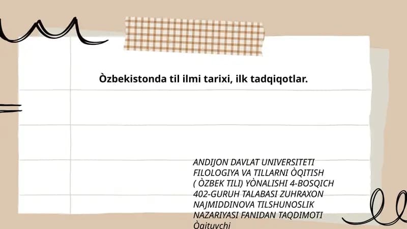 Tilshunoslik Nazariyasi