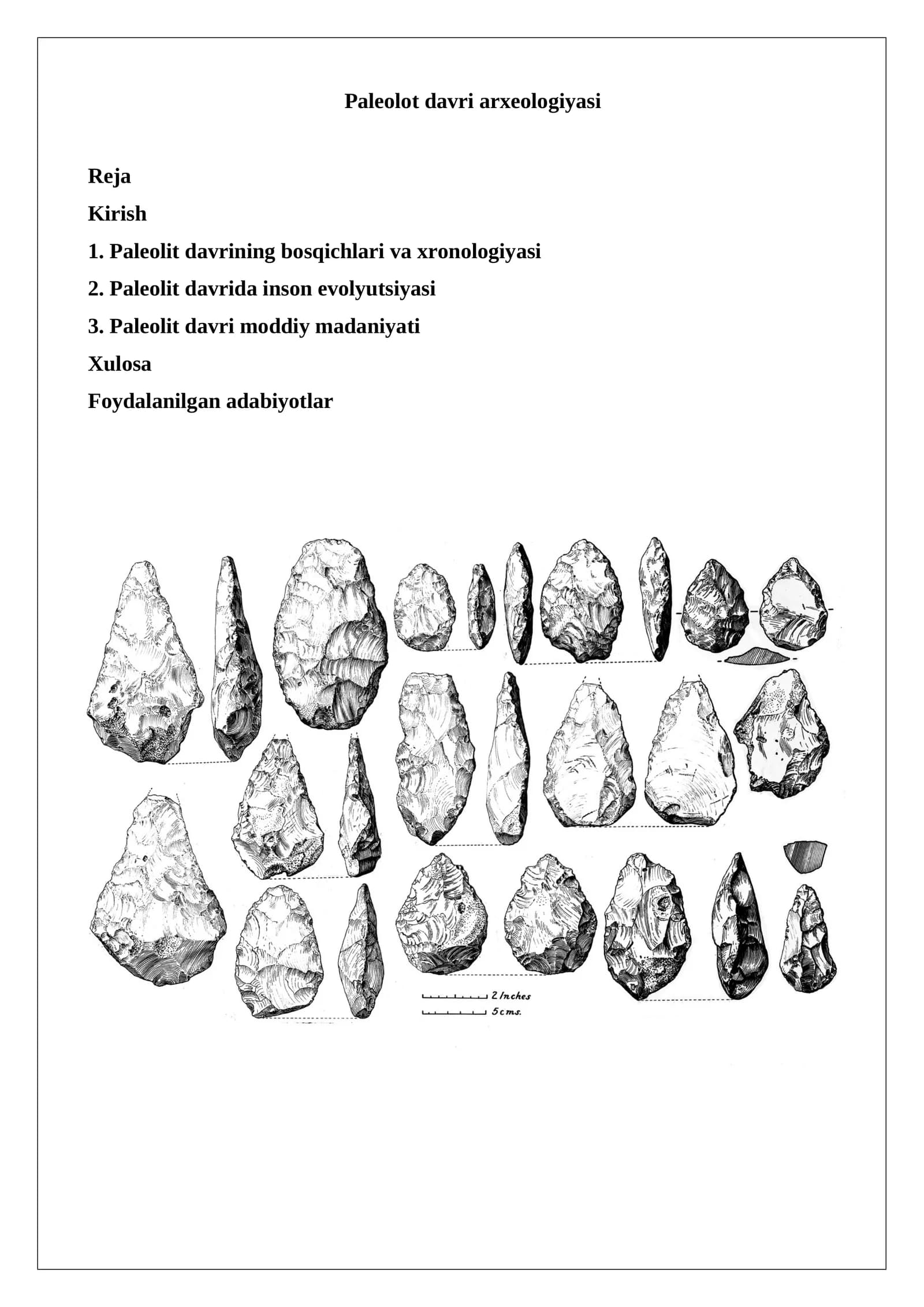 Paleolot davri arxeologiyasi