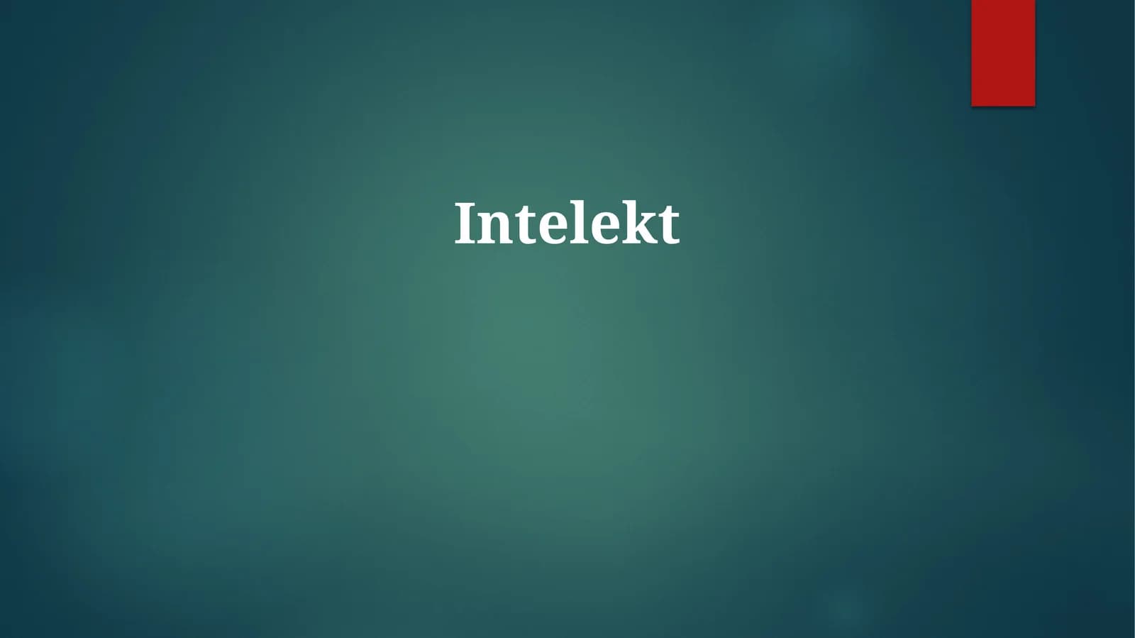 Intelekt