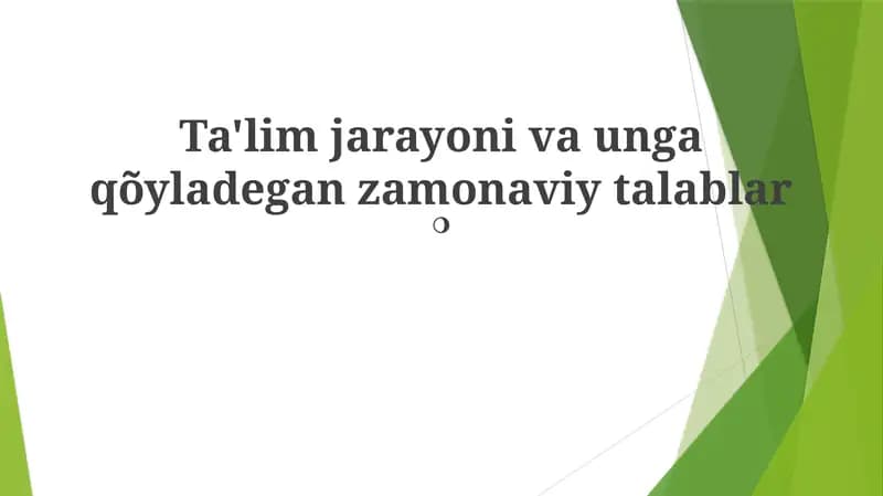 Zamonaviy Talablarga Javob Berish: Ko'nikmalar va Kompetensiyalar