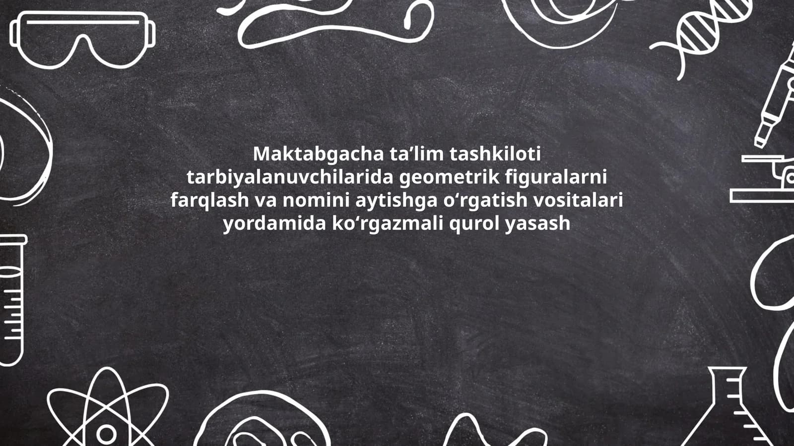 geometrik figuralarni farqlash va nomini aytish