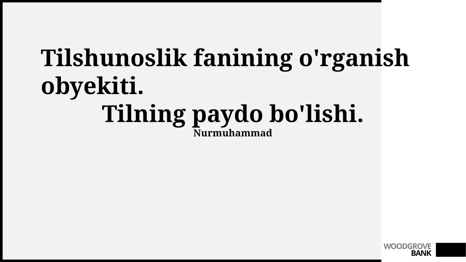 Tilning Ijtimoiy-Madaniy Evolyutsiyasi