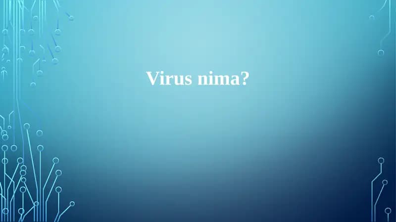 Viruslar
