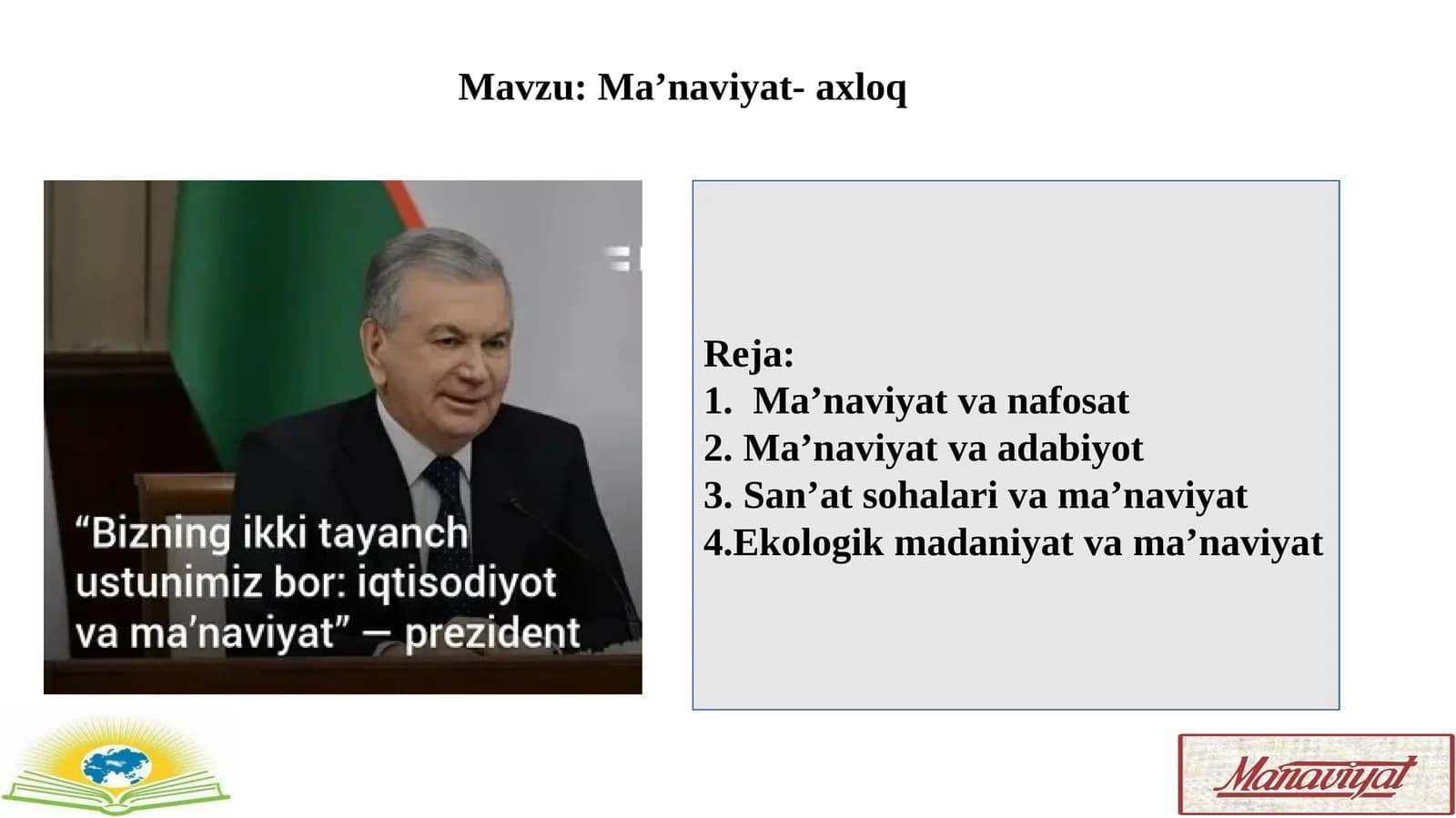 Ma’naviyat-axloq