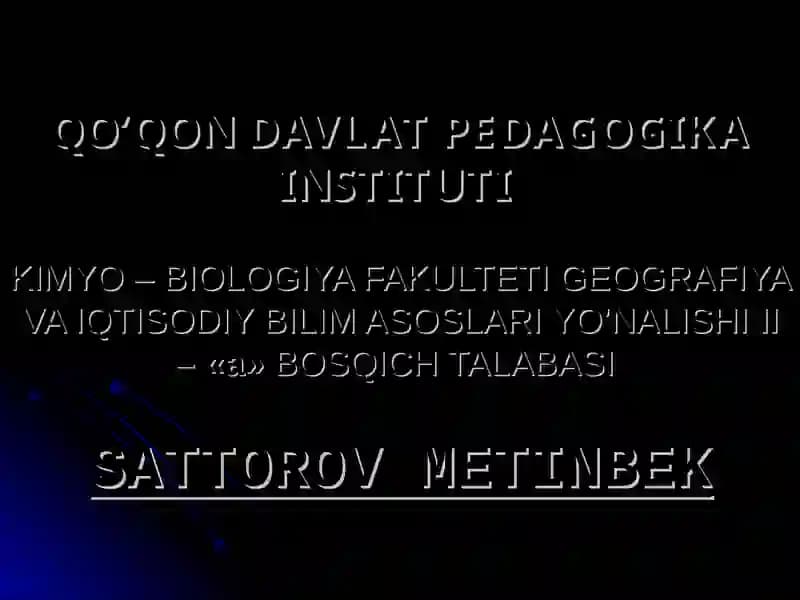 O’RTA OSIYO GEOGRAFIYASI