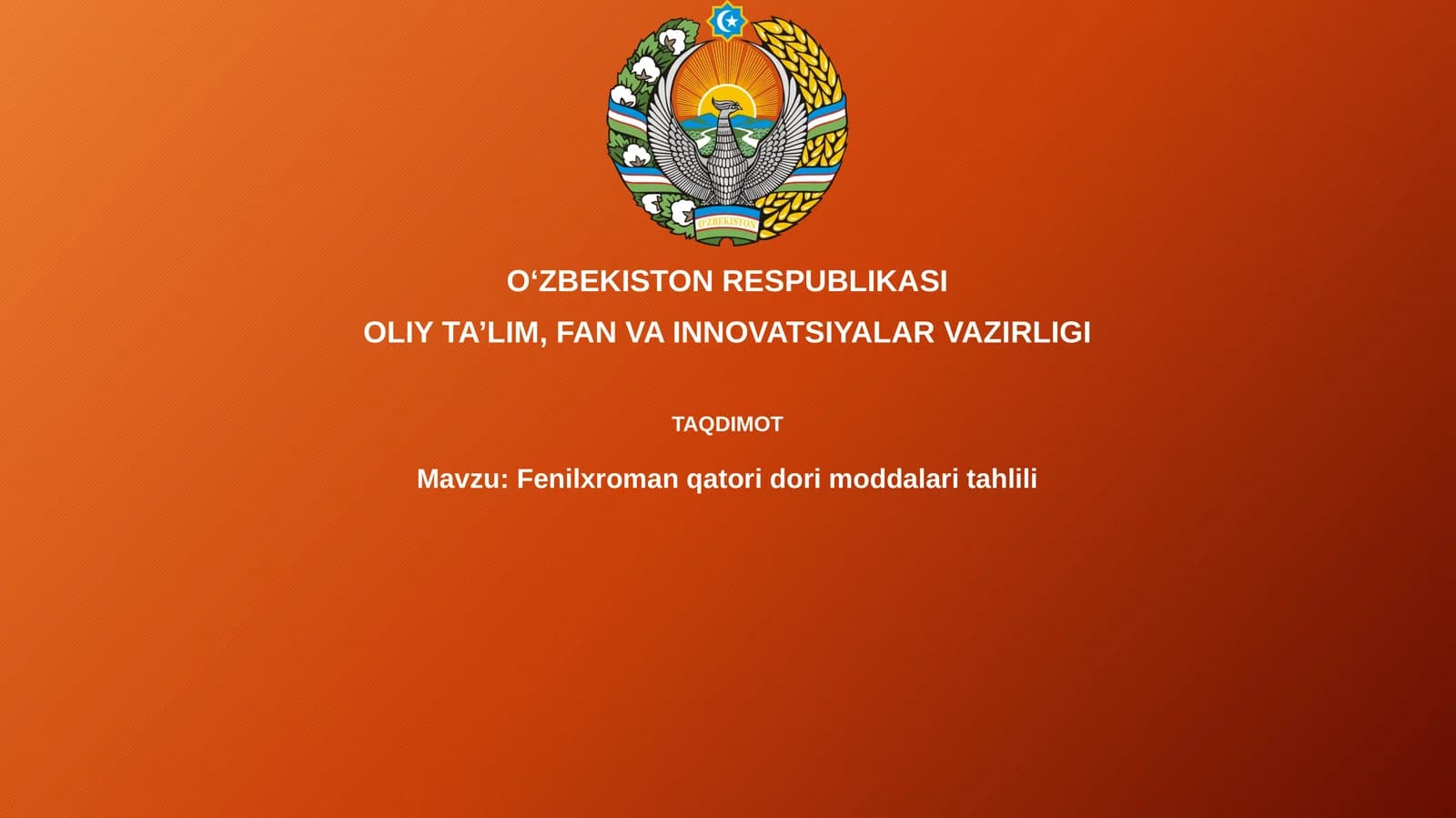 Fenilxromanqatoridorimoddalaritahlili