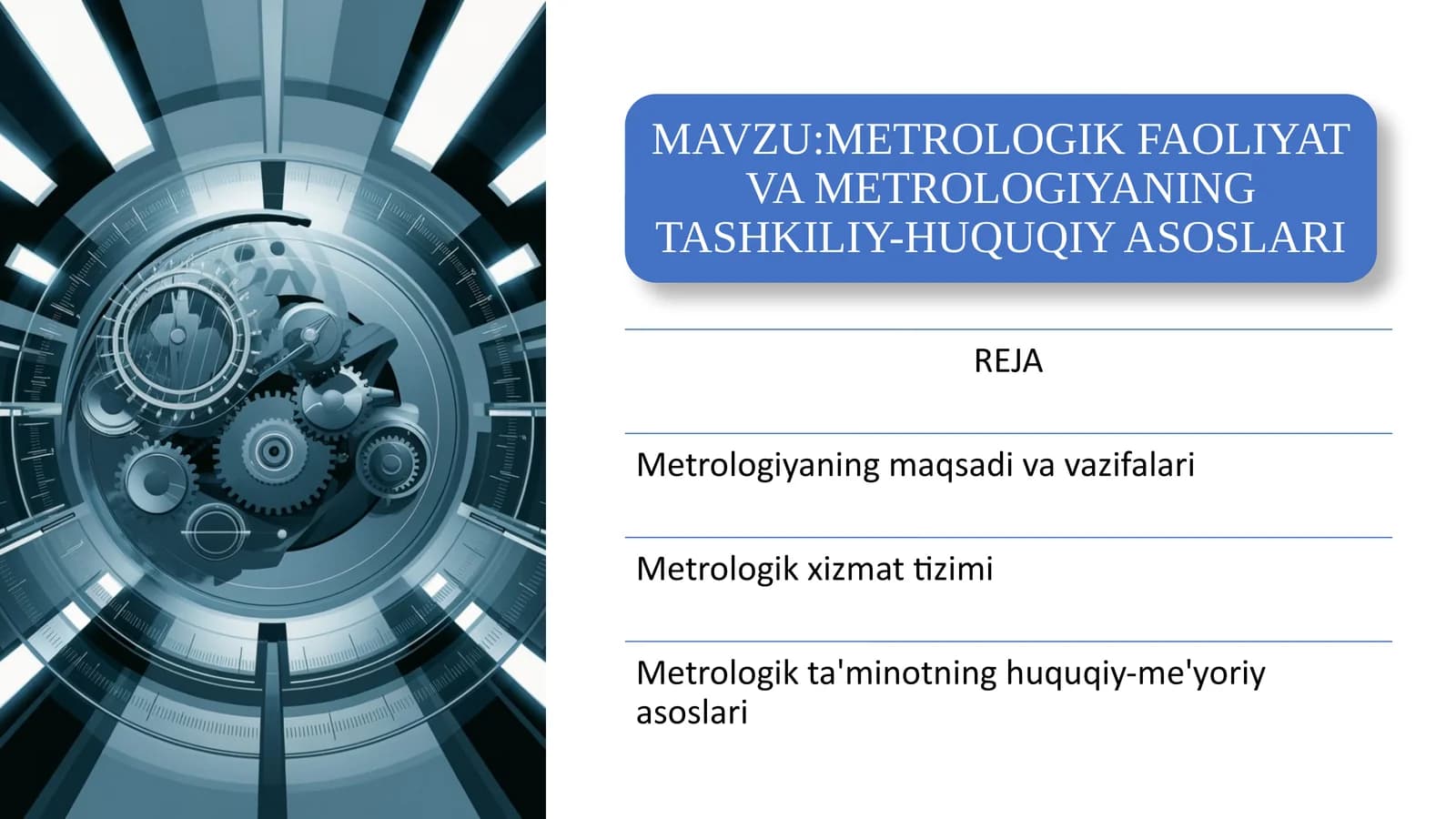 5-Mavzu. SIFATNI BOSHQARISH VA MAHSULOTLARNI XALQARO STANDARTLASHTIRISH TALABLARI