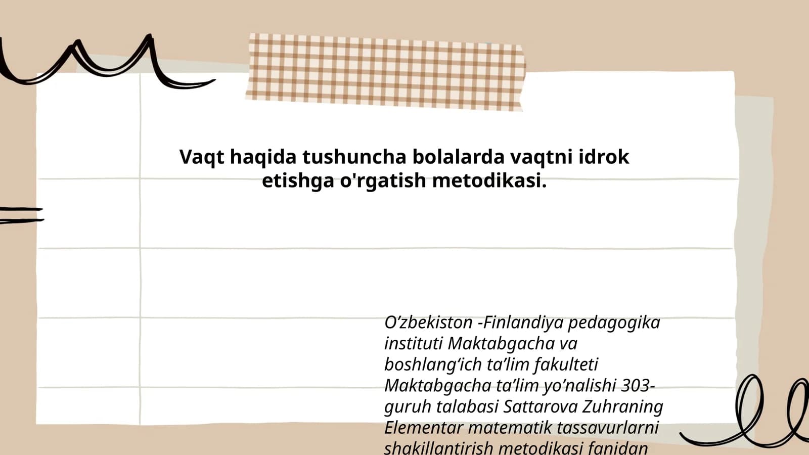 Elementar matematik tassavurlarni shakillantirish metodikasi