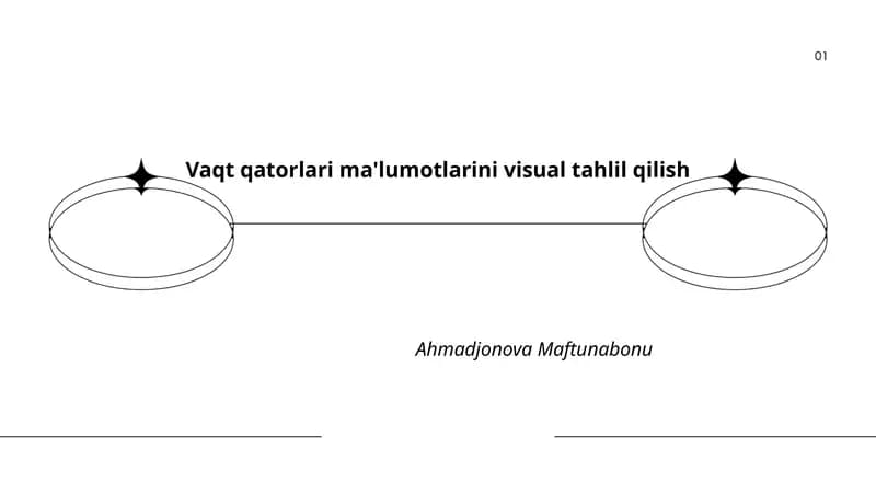 Vaqt qatorlari ma'lumotlarini visual tahlil qilish