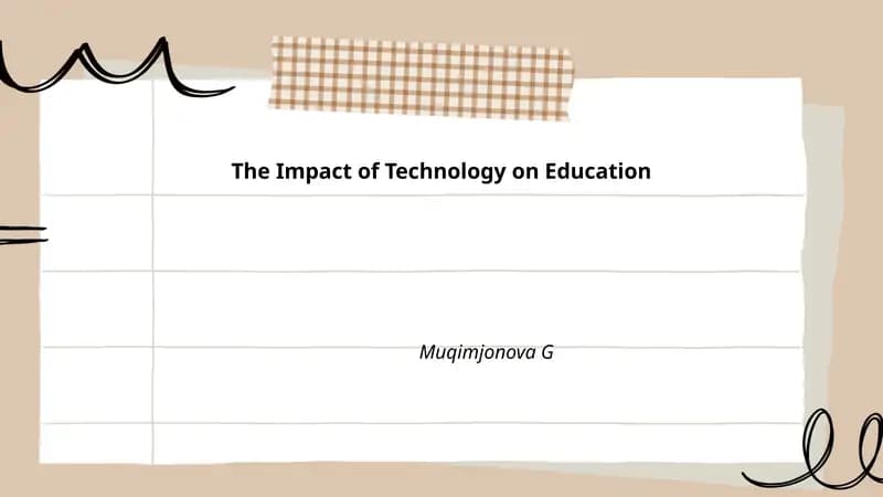 The Impact of Technology on Education