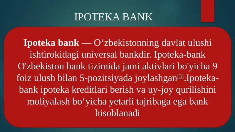 IPOTEKA BANK