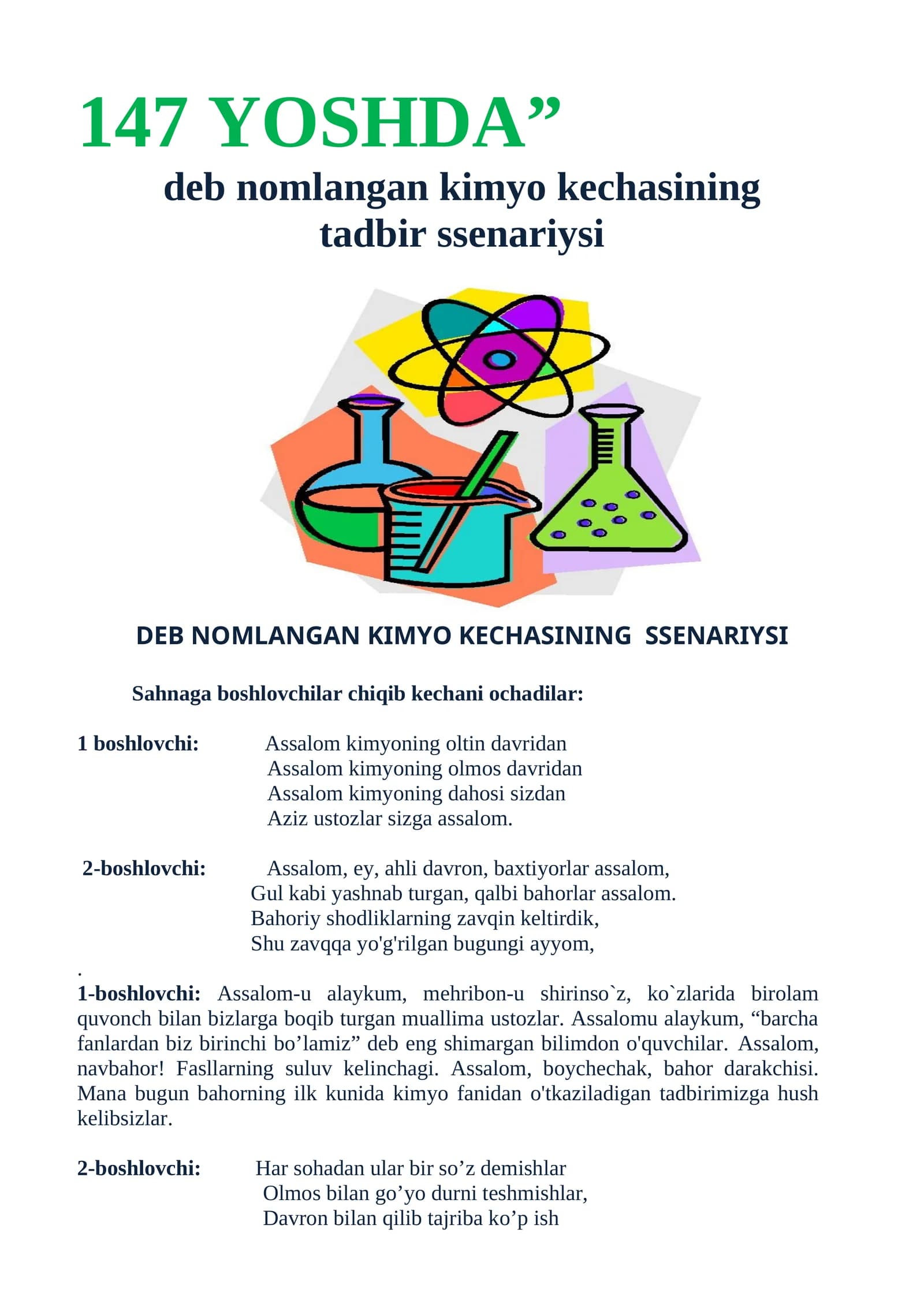 DAVRIY SISTEMA 147 YOSHDA