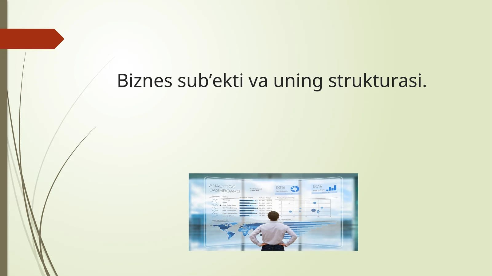 Biznеs sub’еkti vа uning strukturаsi