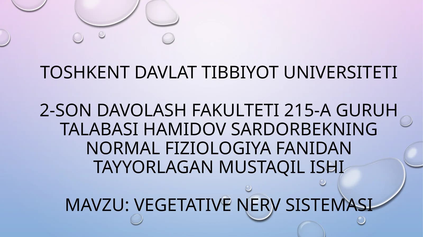 vegetative NERV SISTEMASI