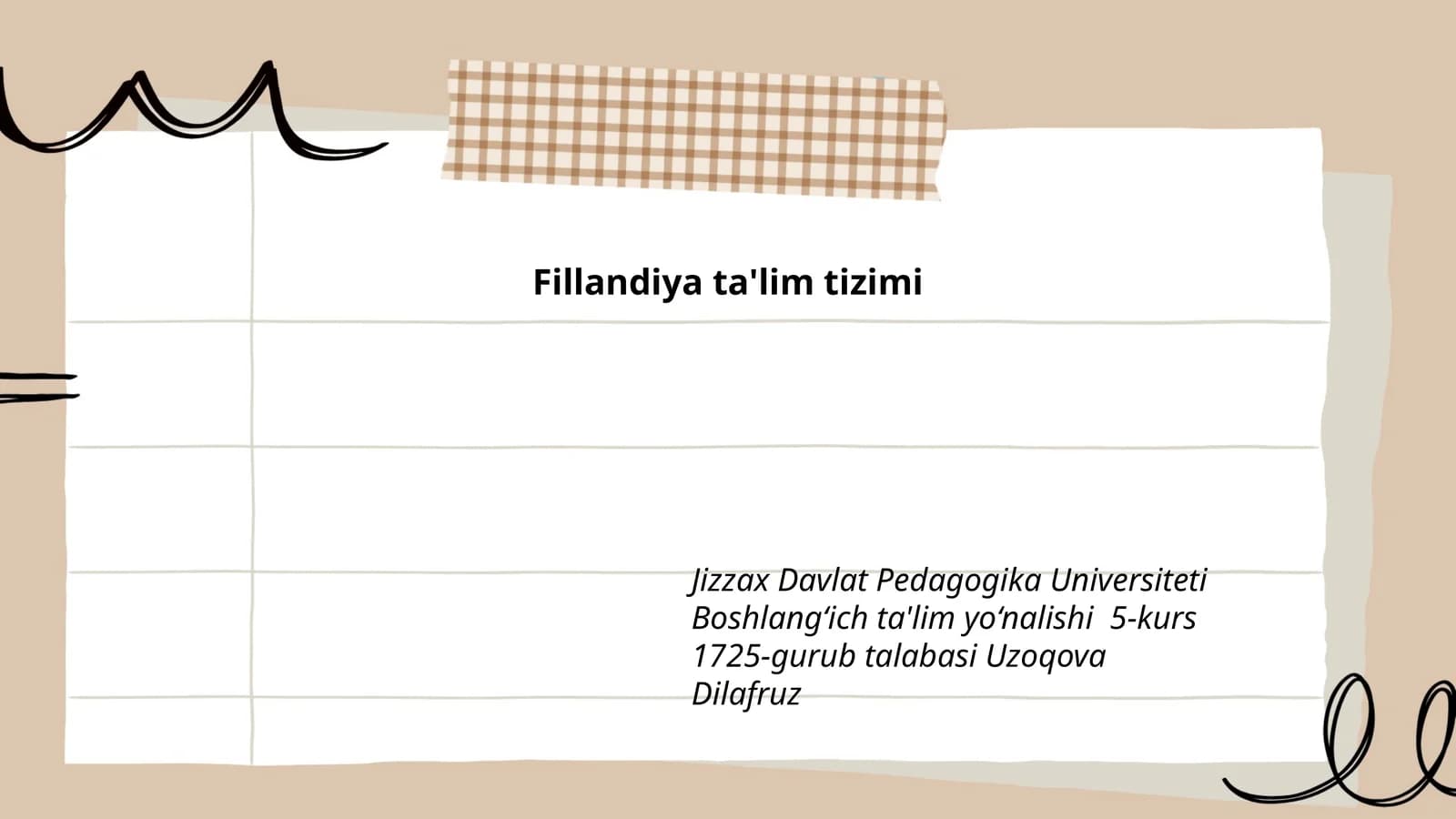 Fillandiya ta'lim tizimi
