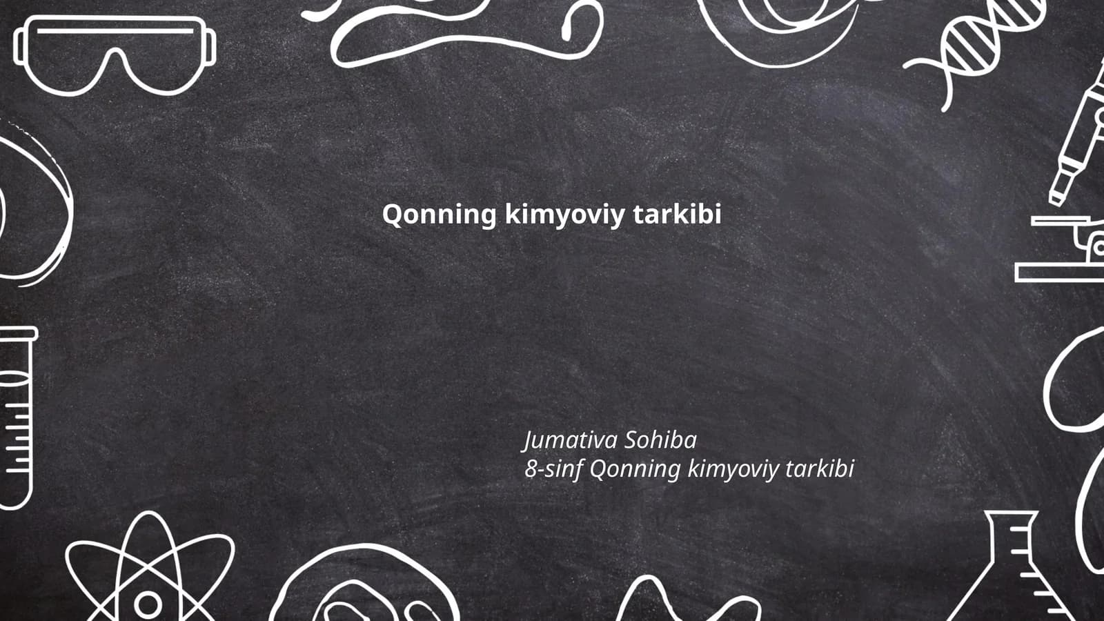 Qonning kimyoviy tarkibi