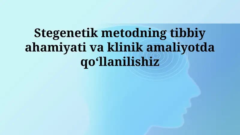 Ildiz hujayra terapiyasi