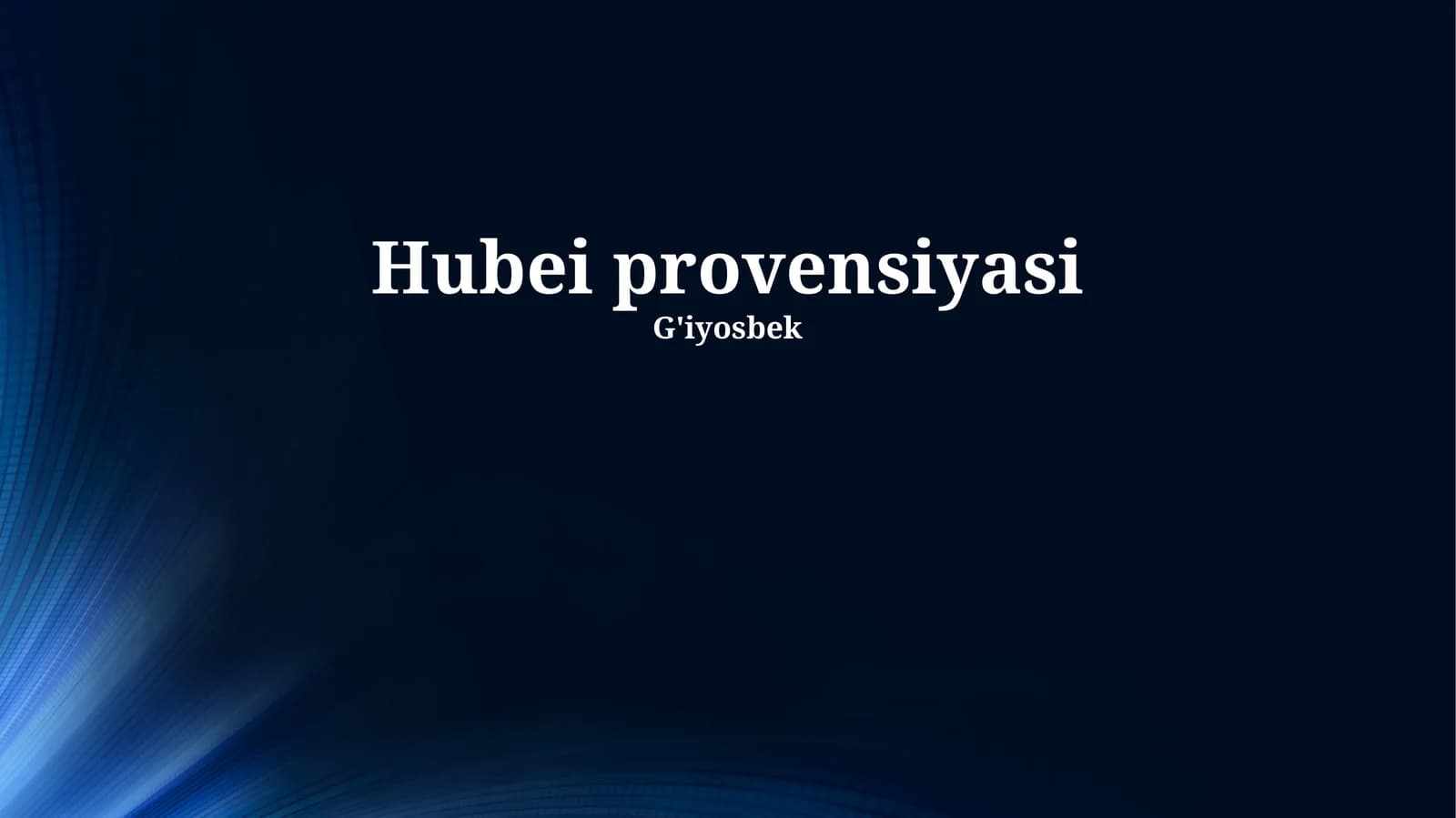 Hubei provensiyasi