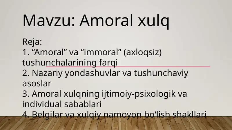 Amoralxulq