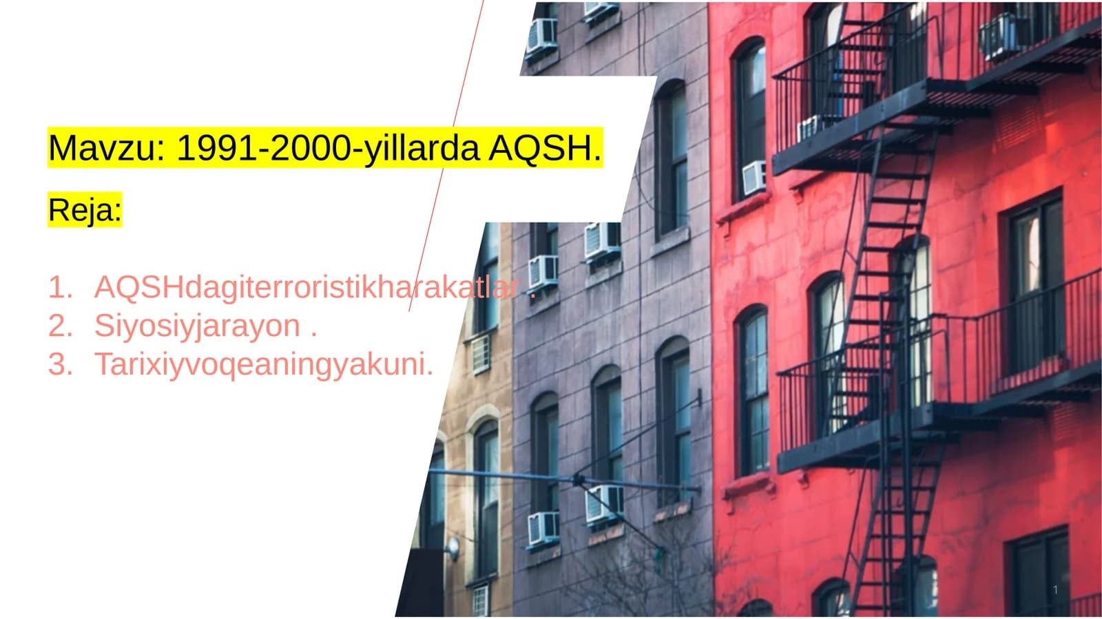 1991-2000-yillarda AQSH.