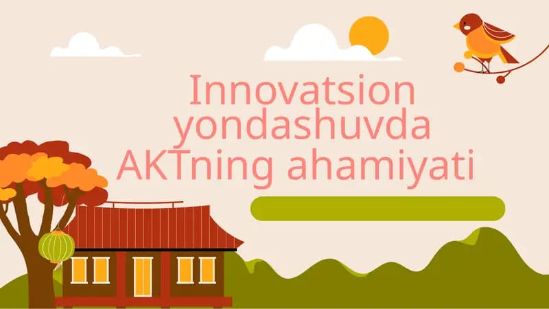 Zamonaviy O'qitish Usullari