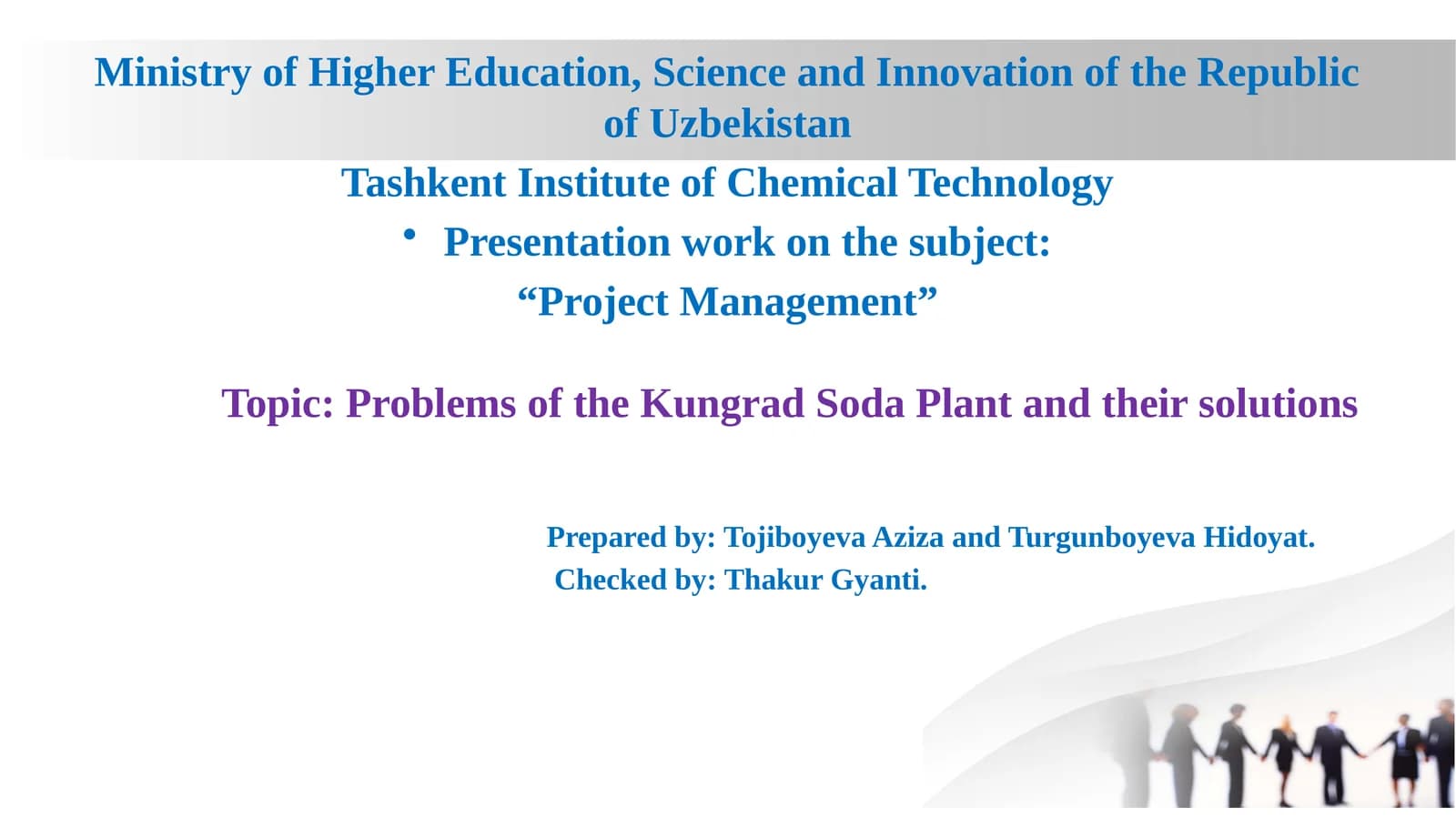 Problems of the Kungrad Soda Plant and their solutions