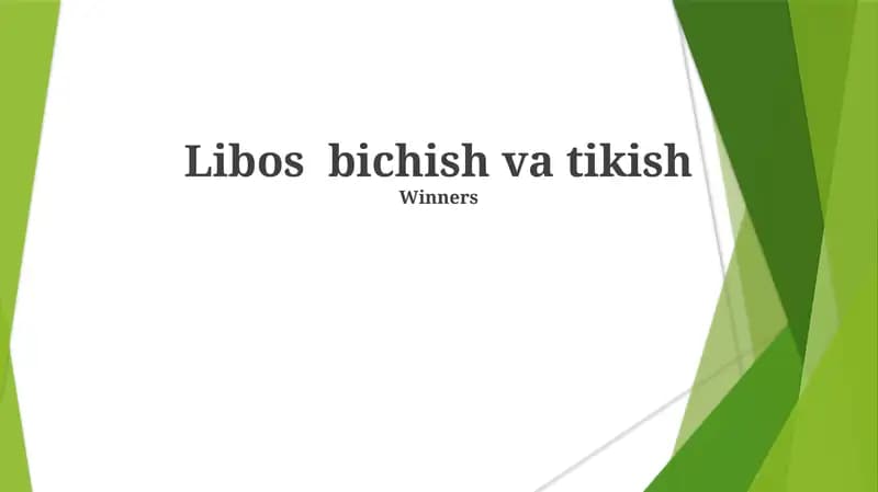 Tikuv va Kashtaning Asosiy Texnikalari