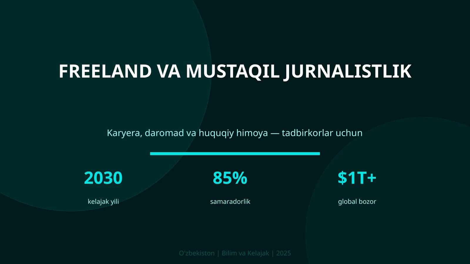 FREELAND VA MUSTAQIL JURNALISTLIK
